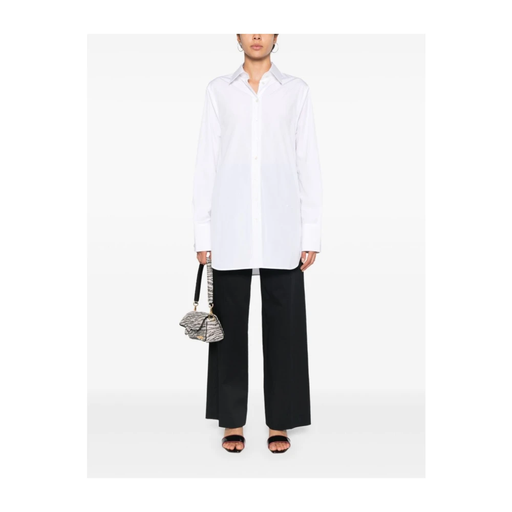Stella Mccartney Gesnapte Overhemd White Dames