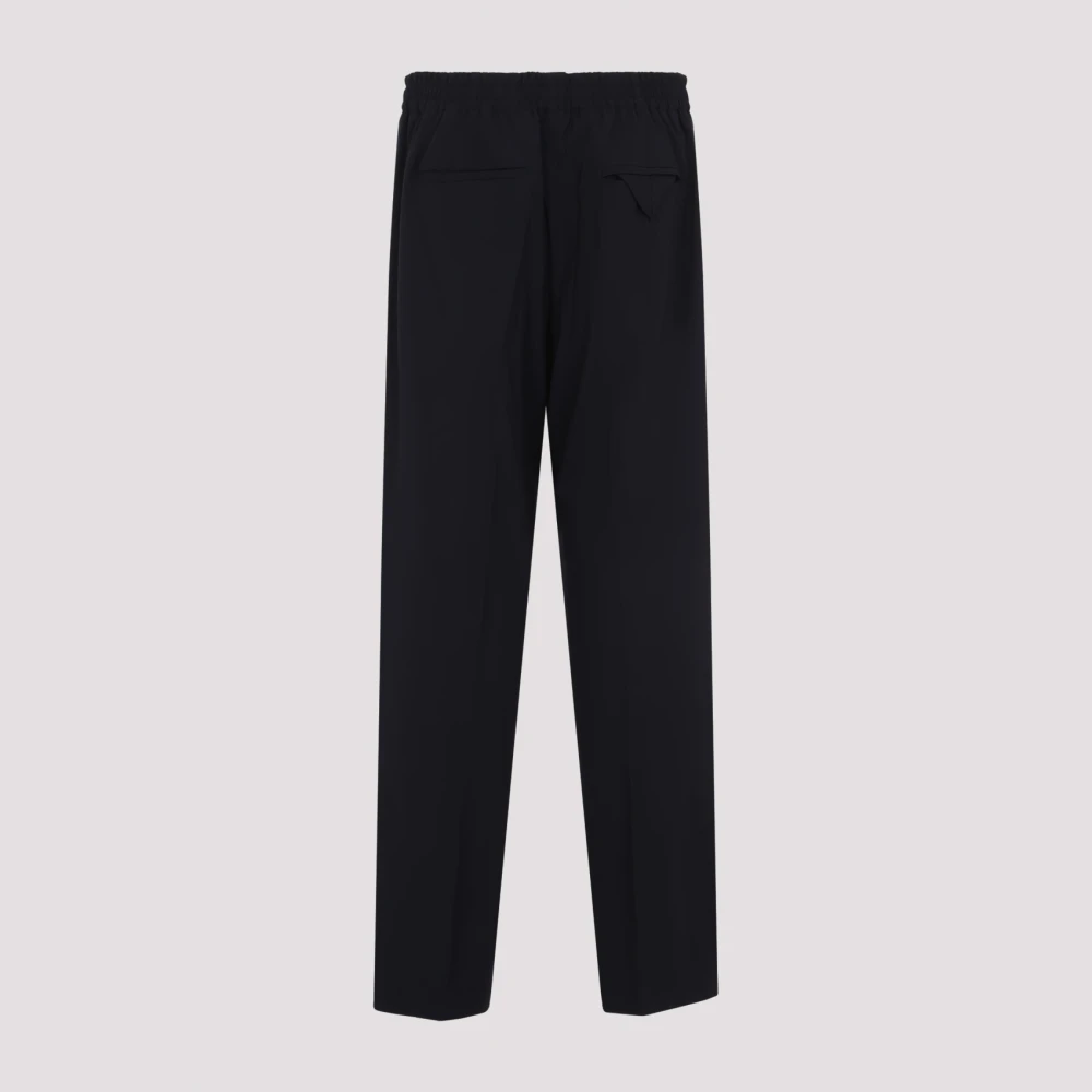 Bottega Veneta Midnight Blue Fine Wool Pants Blue Heren
