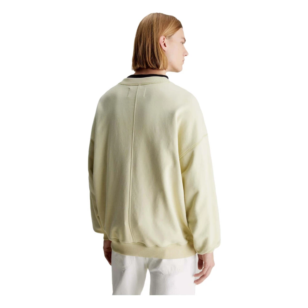 Calvin Klein Archief Monologo Hoodie Beige Heren