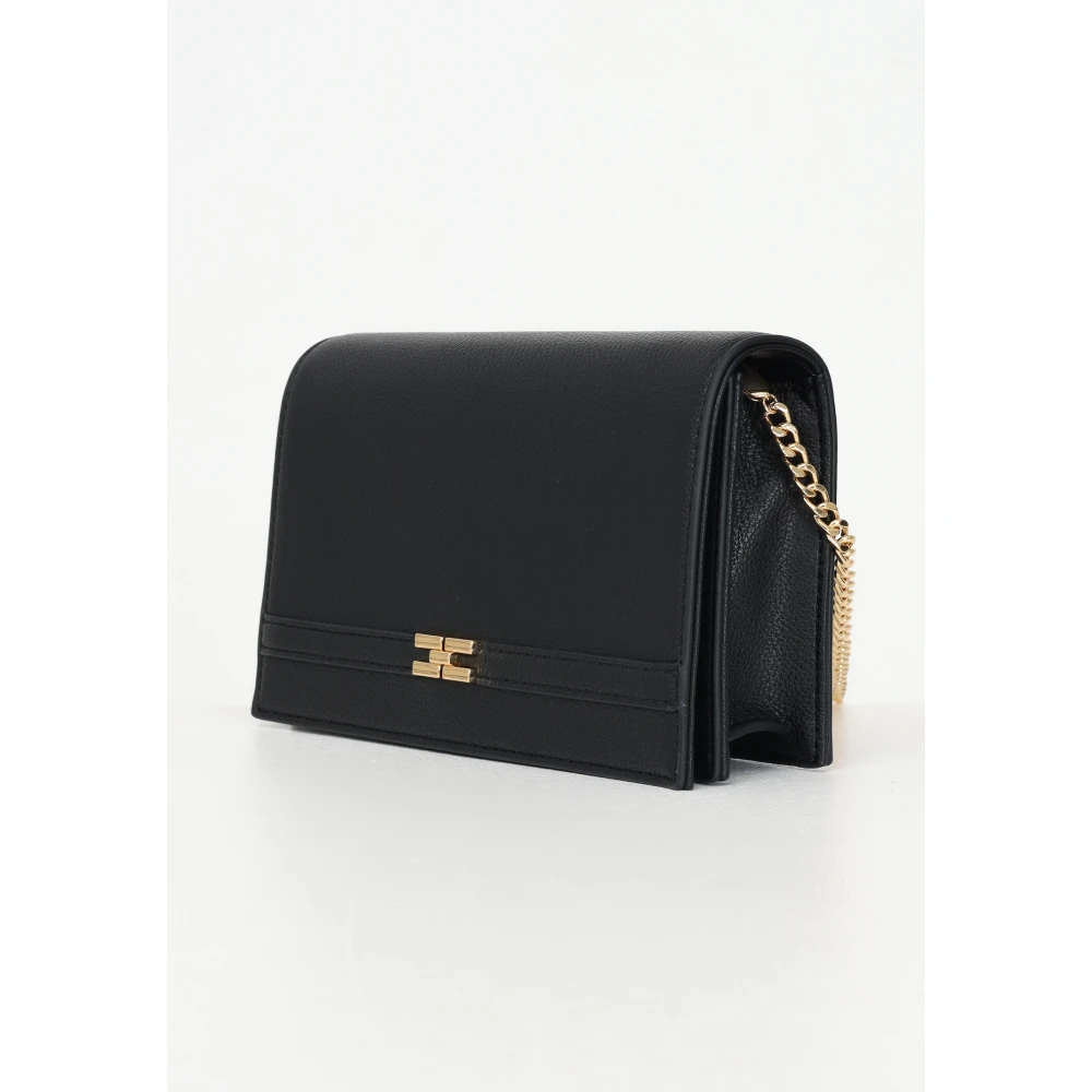 Elisabetta Franchi Zwarte schoudertas voor vrouwen Black Dames