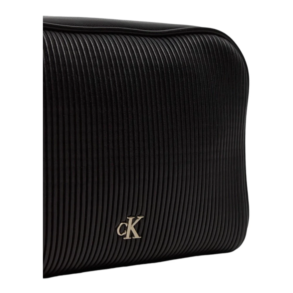 Calvin Klein Jeans Camera tas voor vrouwen herfst winter collectie Black Dames