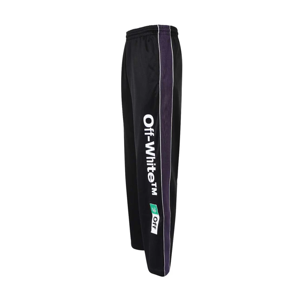 Off White Logo Patch Trainingsbroek Black Heren