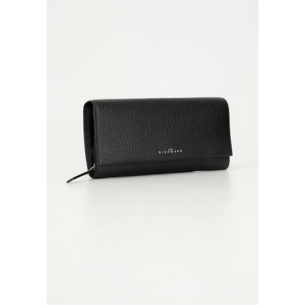 Richmond Zwarte Dames Clutch Gehamerd Textuur Black Dames