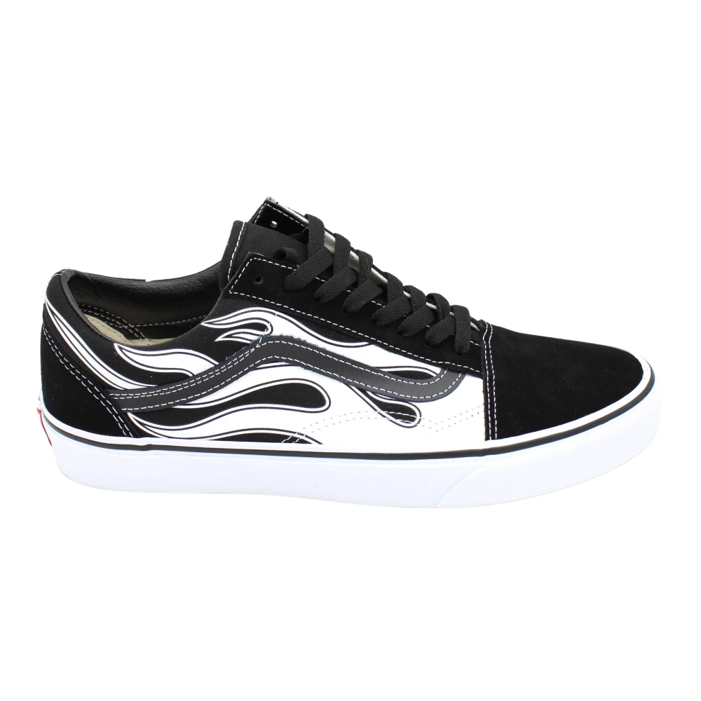 Vans Vlam Canvas en Suède Sneakers Dames Schoenen Zwart