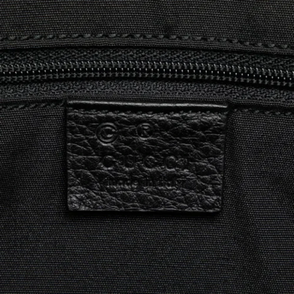 Gucci Vintage Pre-owned Leather totes Black Dames