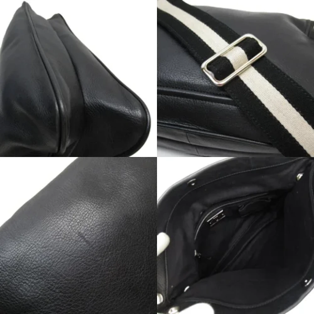 Bally Pre-owned Leather shoulder-bags Black Heren