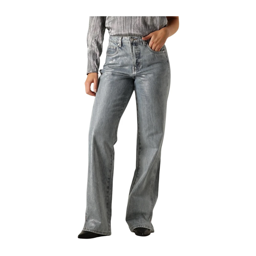 Gestuz Straight Leg Jeans Blue Dames