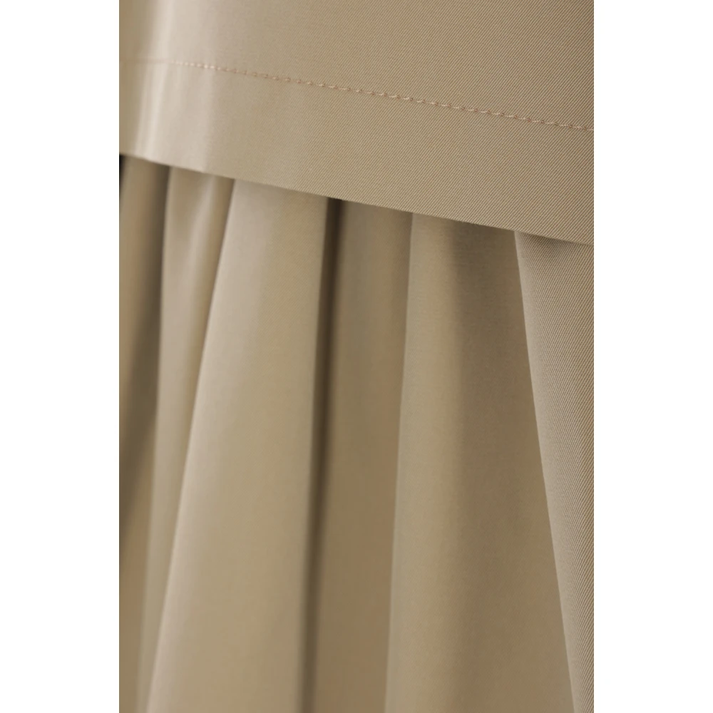 Undercover Beige Katoenen Trenchcoat Beige Dames