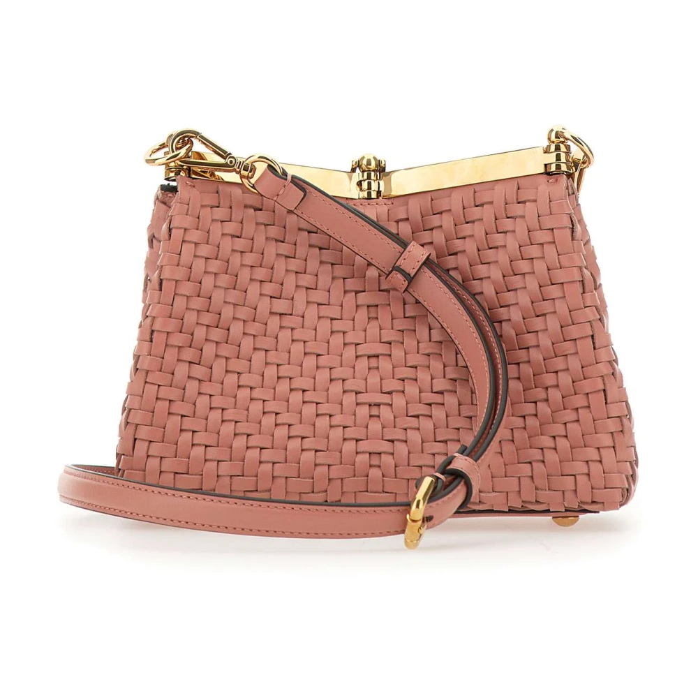 ETRO Roze Mini Tas met Gouden Hardware Pink Dames