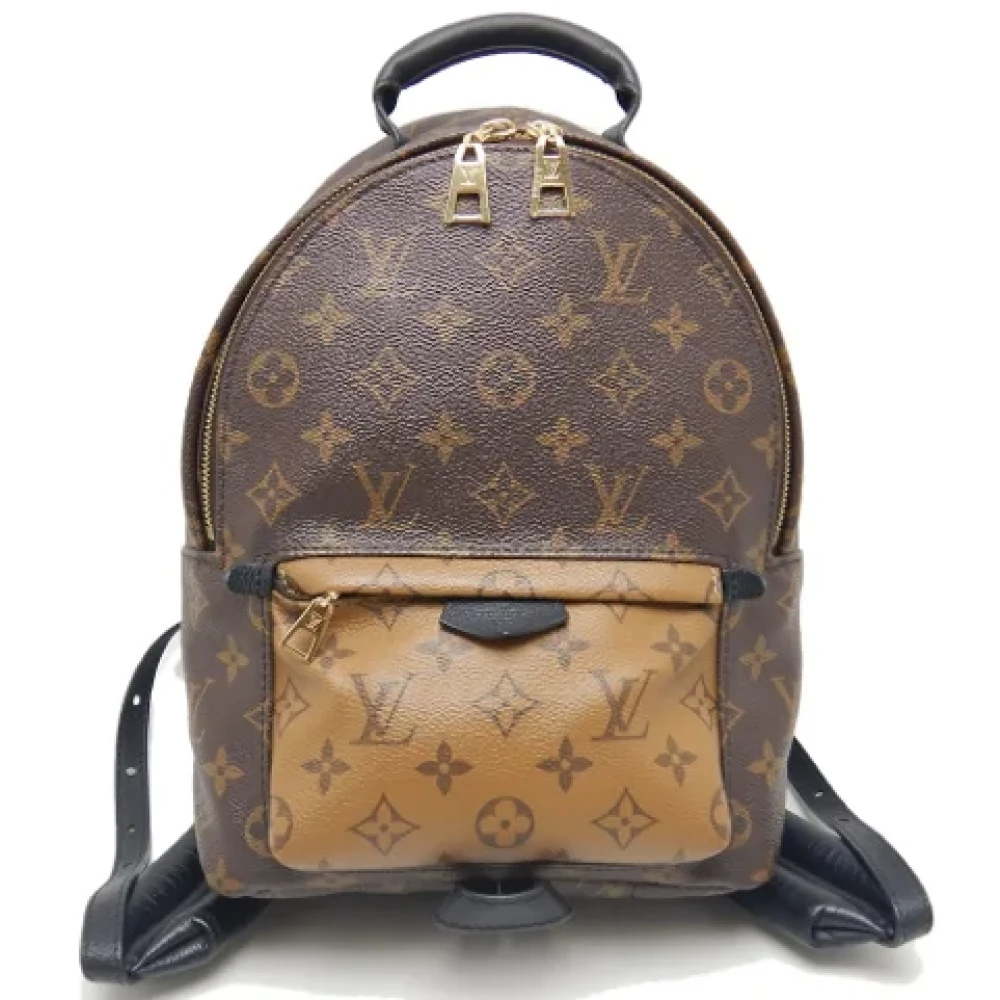 Louis Vuitton Vintage Pre-owned Canvas backpacks Brown Dames