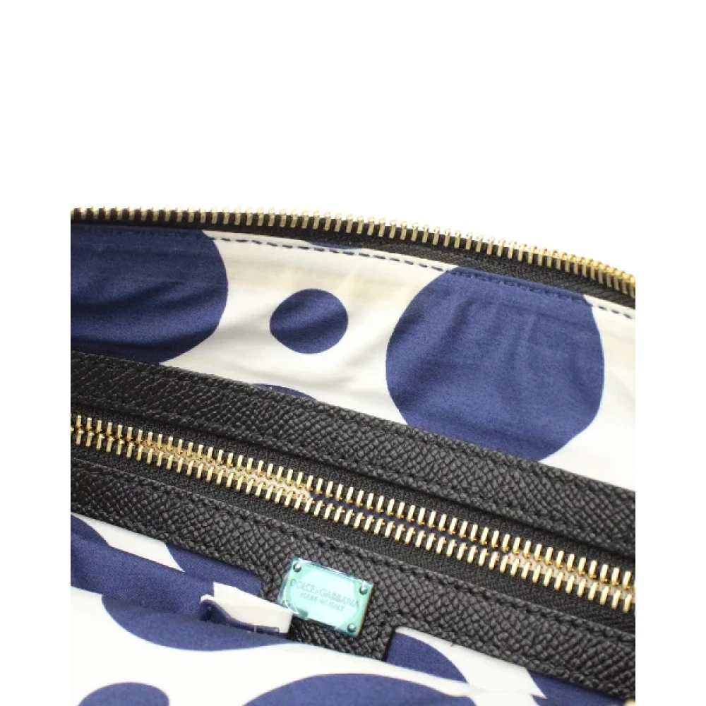 Dolce & Gabbana Pre-owned Canvas clutches Blue Dames