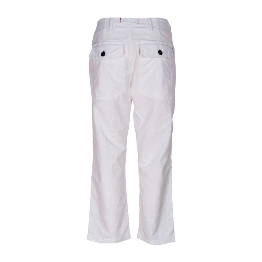 Jucca Stijlvolle Wijde Broek White Dames