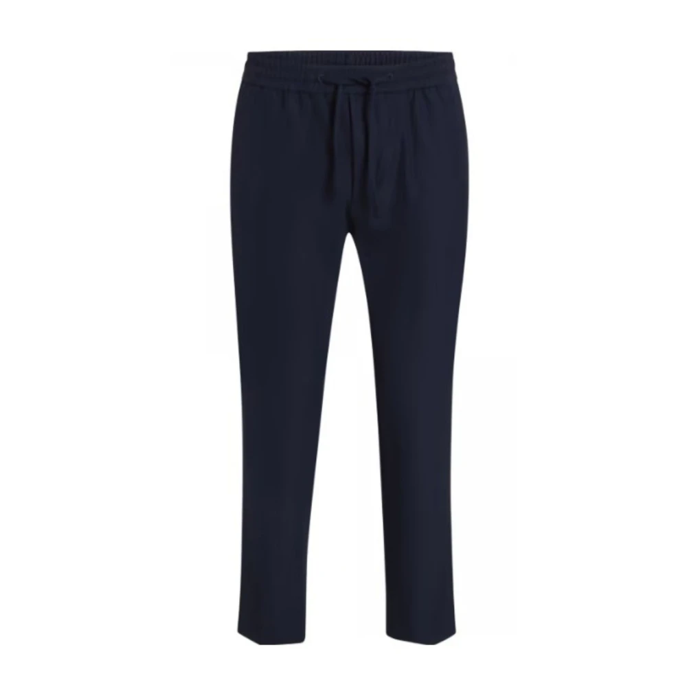 Calvin Klein Herr Blå Byxor M, Bomull, Technical Twill Stretch Jogger Pants