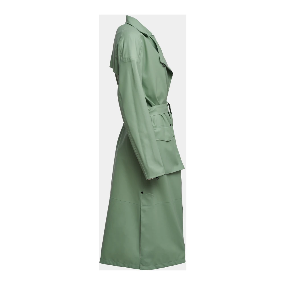 Stutterheim Gebelde Trenchcoat met Modern Ontwerp Green Dames