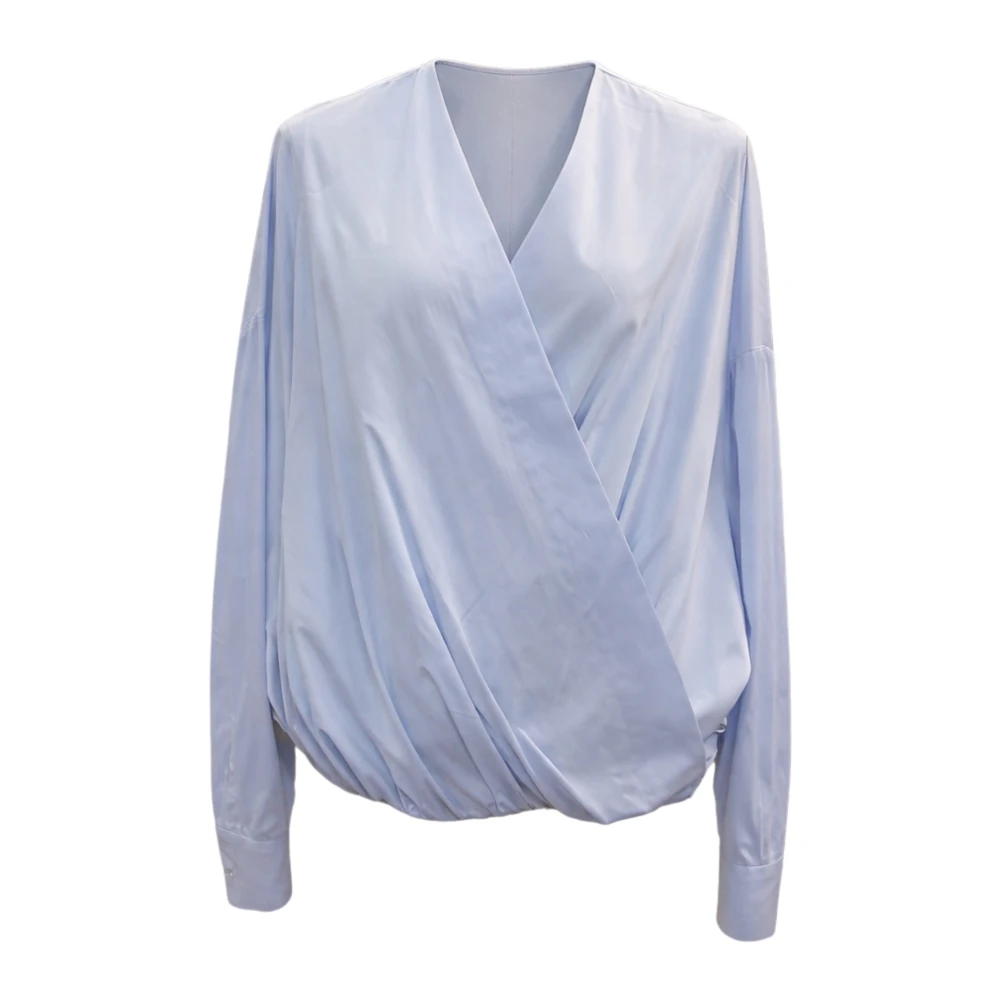 Souvenir Women's Blue Blouses, S, M39f0309 Cu141