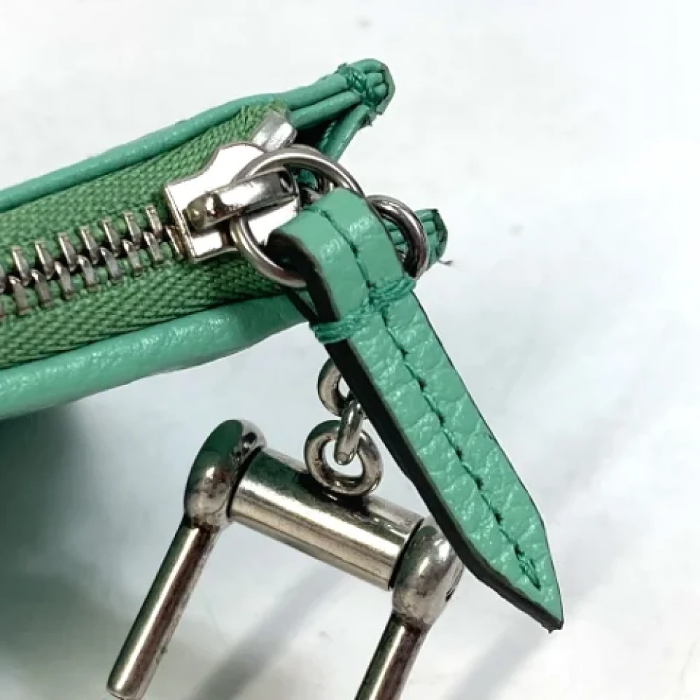 Gucci Vintage Pre-owned Leather wallets Green Dames