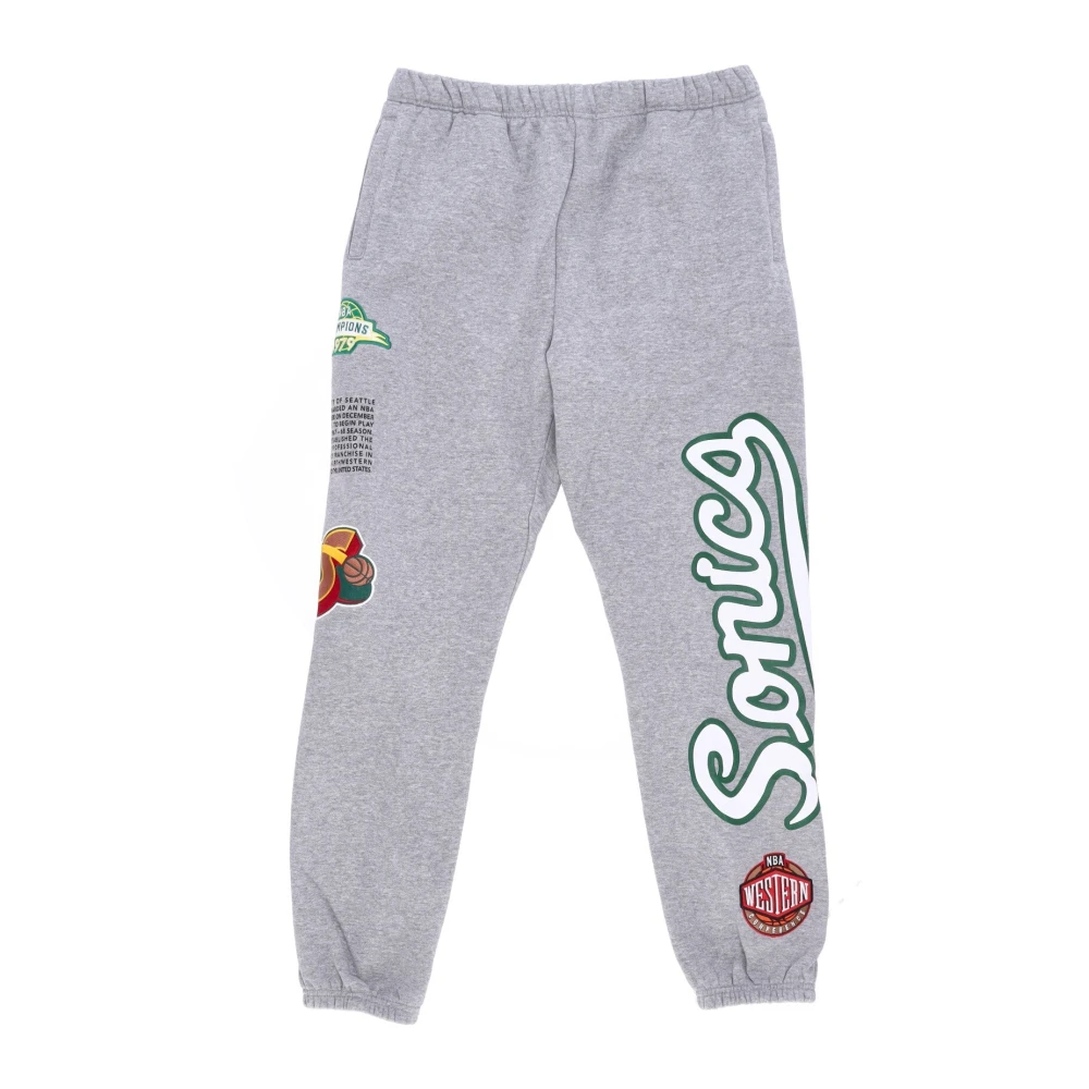 Mitchell & Ness Seattle Supersonics Fleece Broek Gray Heren