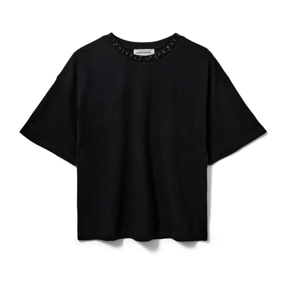 Sofie Schnoor Black T-Shirts - Female - T-Shirts - L - Tops
