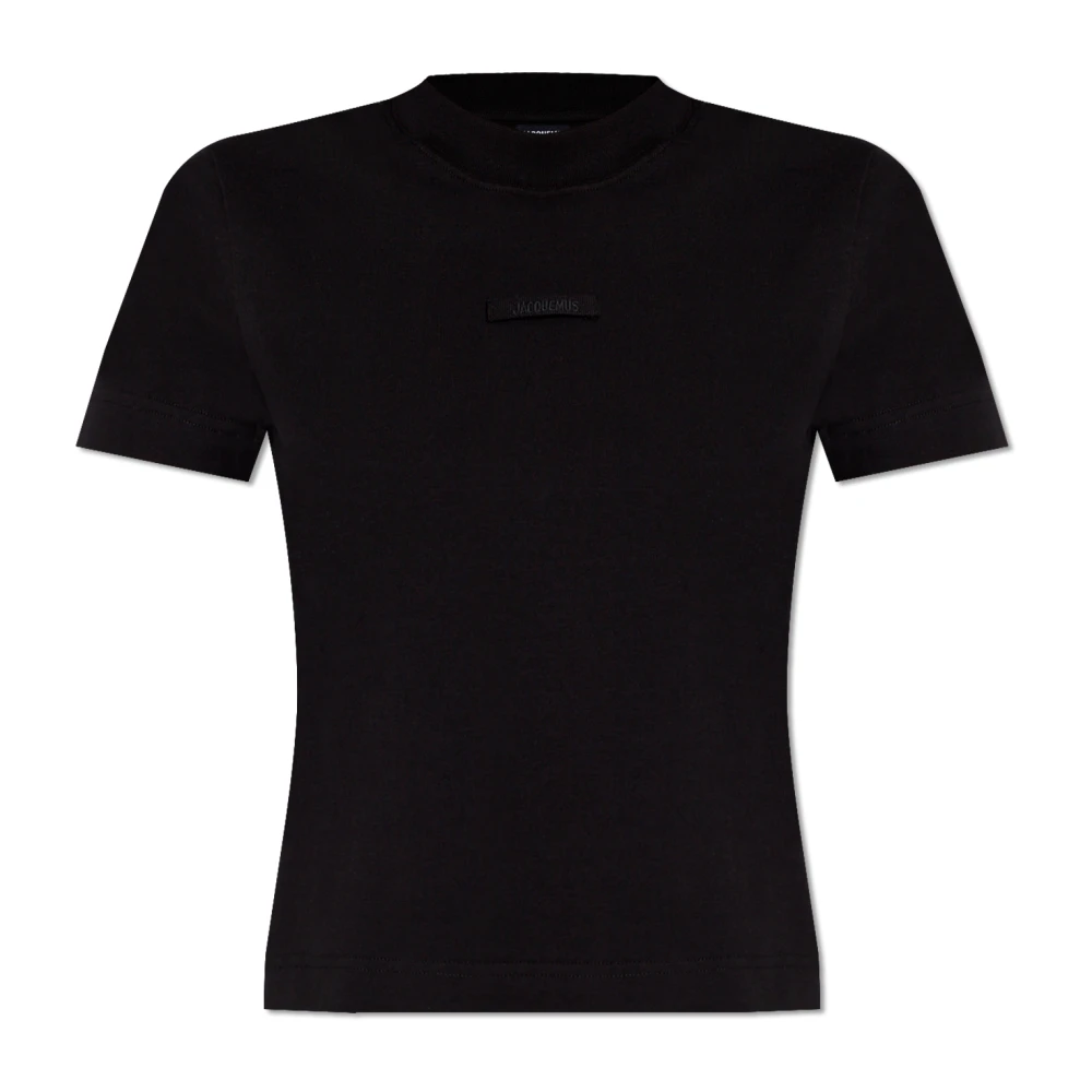 Jacquemus Crewneck T-shirt Black Dames