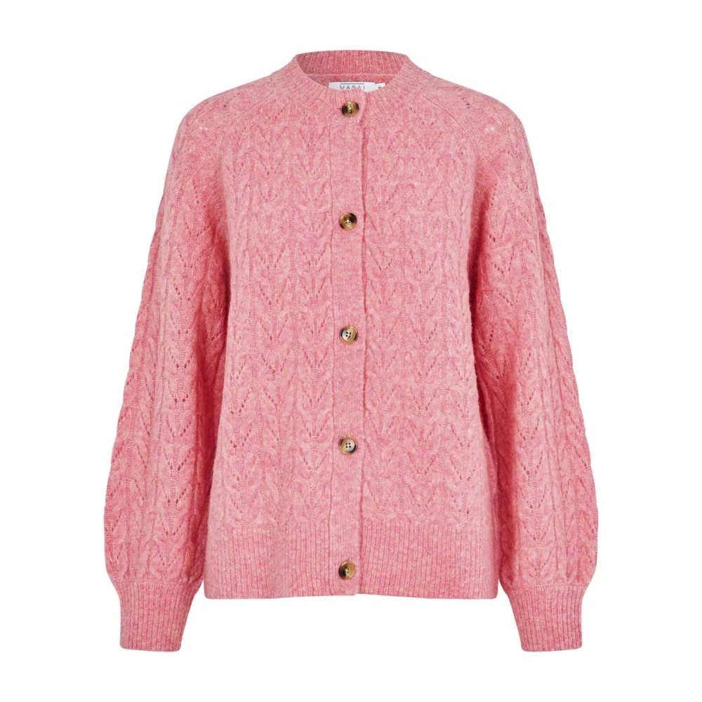 Masai Chunky Vest met Decoratief Patroon Pink Dames