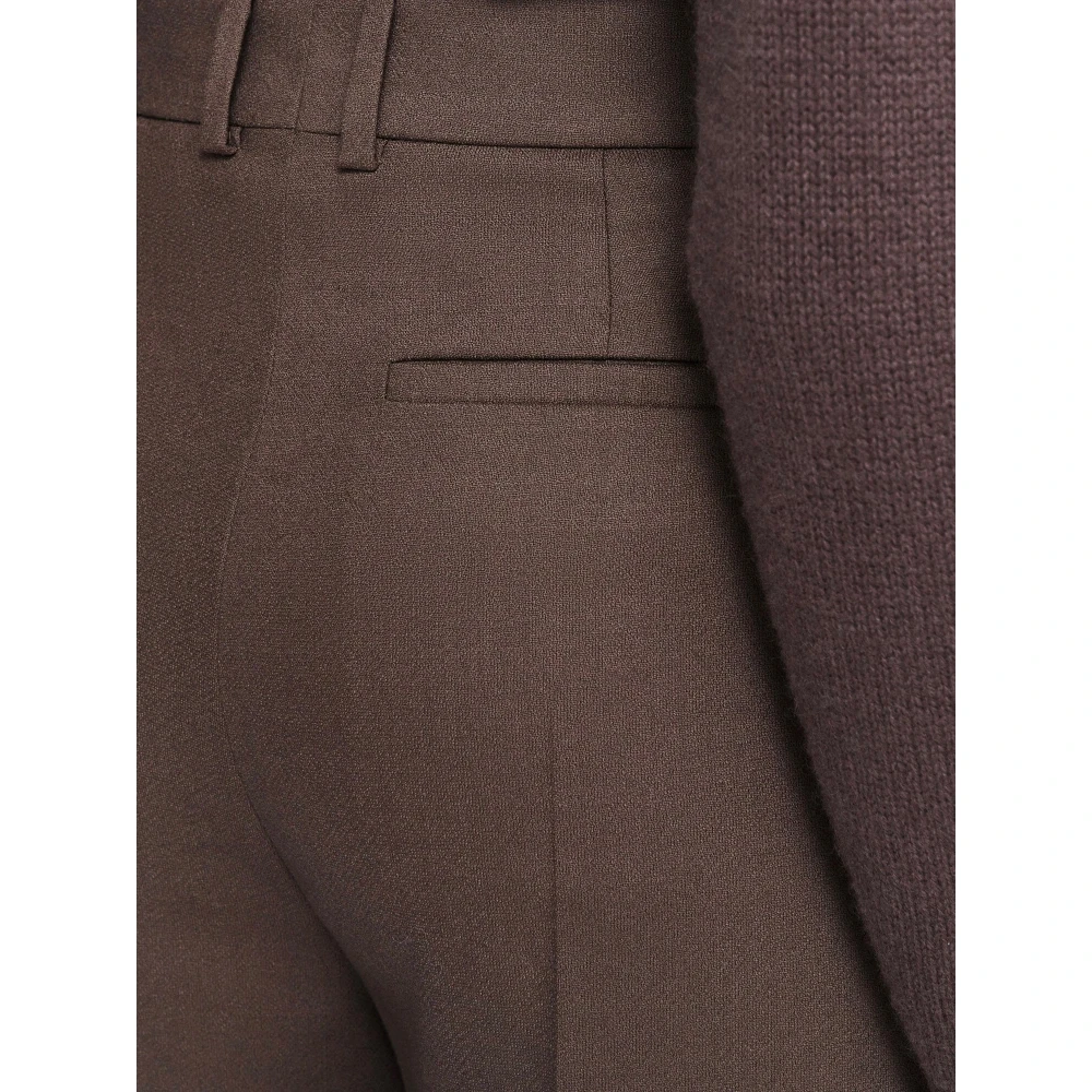 joseph Flannel Alana Broek Wide Leg Brown Dames
