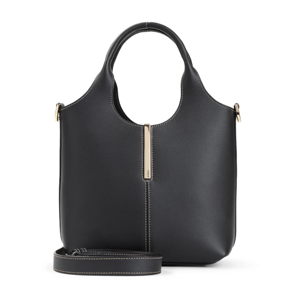 TOD'S Zwarte Schoudertas voor Vrouwen Black Dames