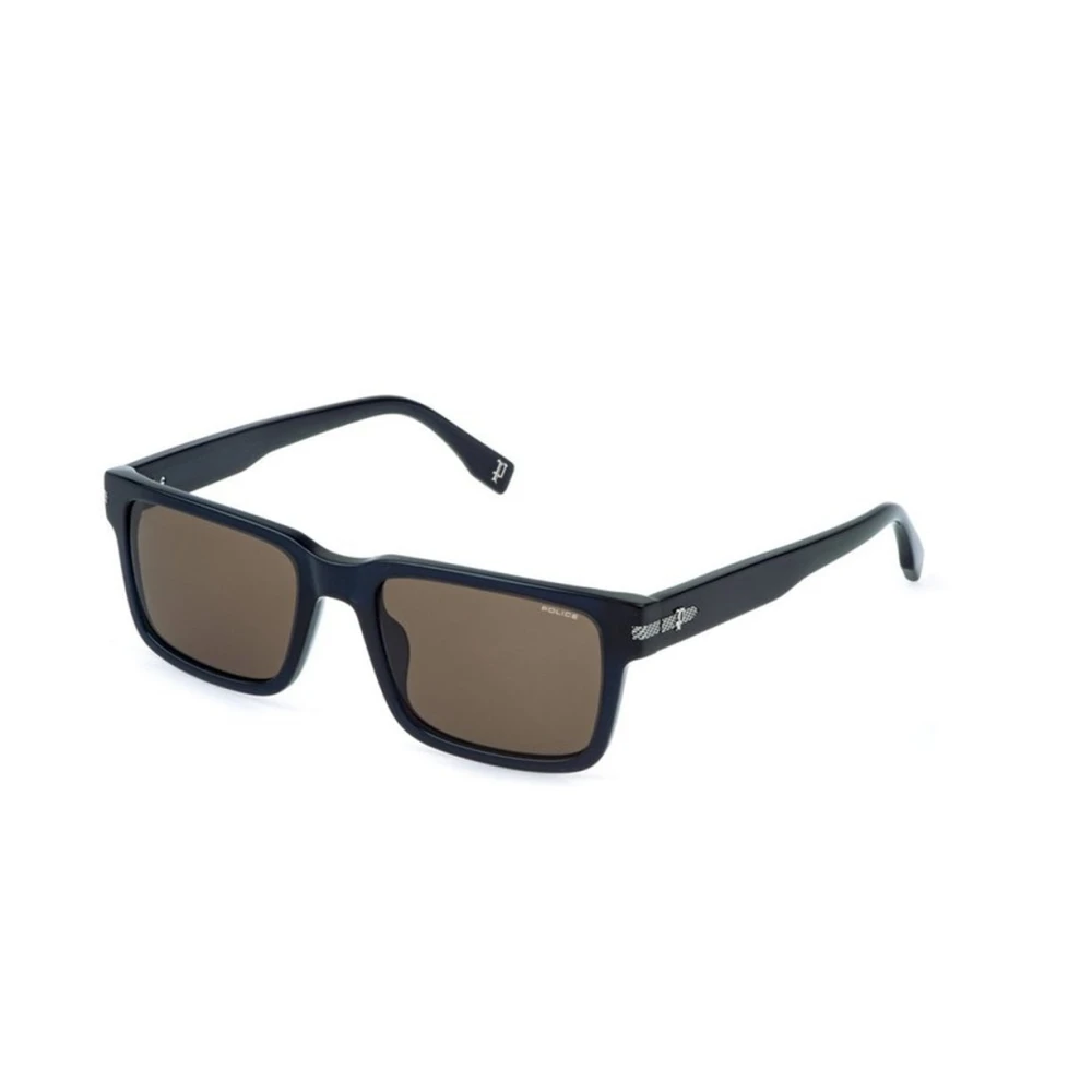Police Men's Blue Sunglasses, 55 Mm, Splr75 Sunglasses