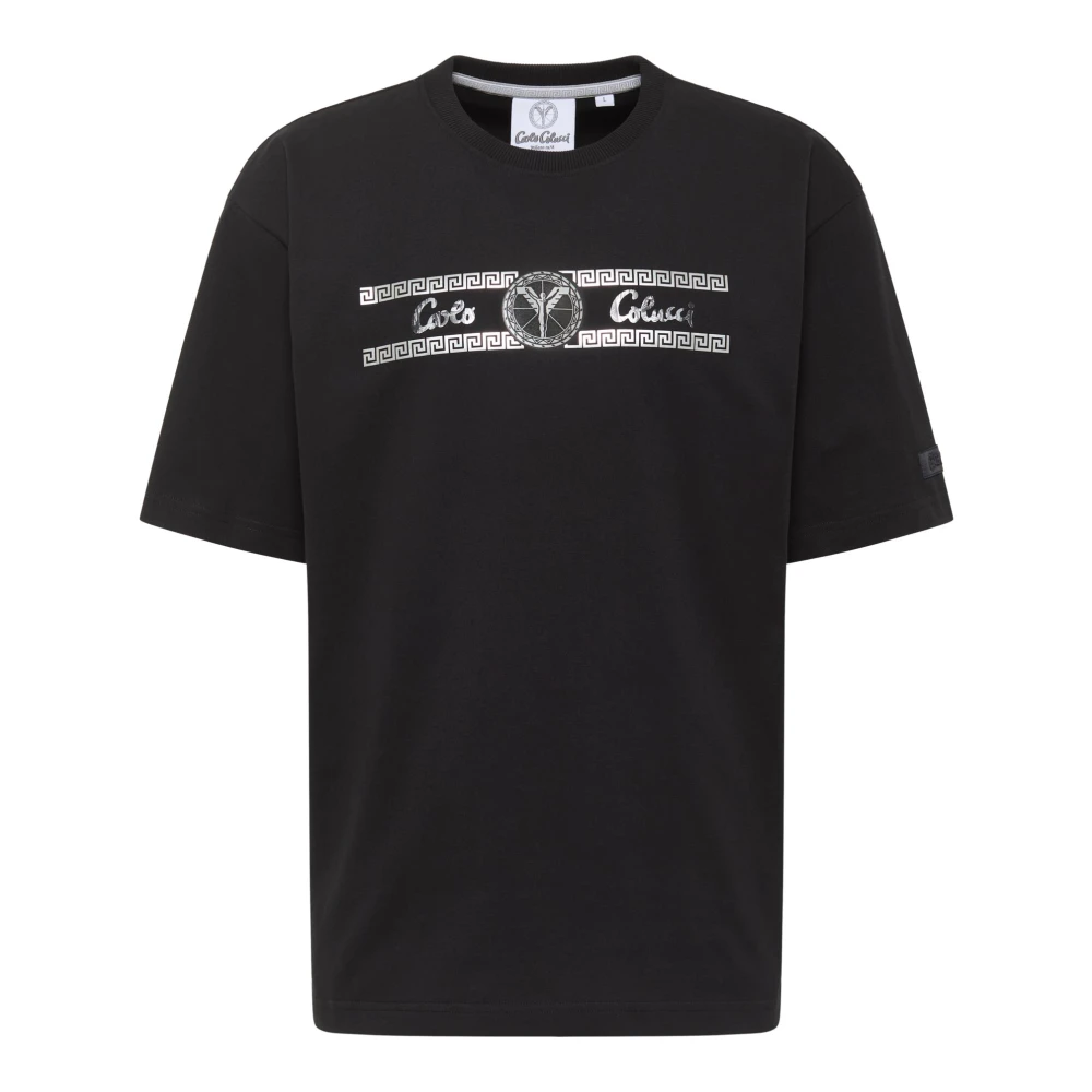 Carlo colucci Oversize Tee Shirt Black Heren