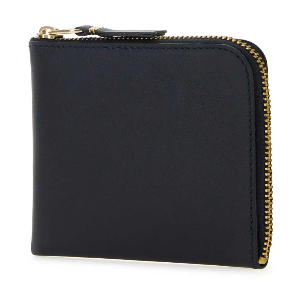 Comme des Garçons Midnight Blue Leather Wallet Blue Heren