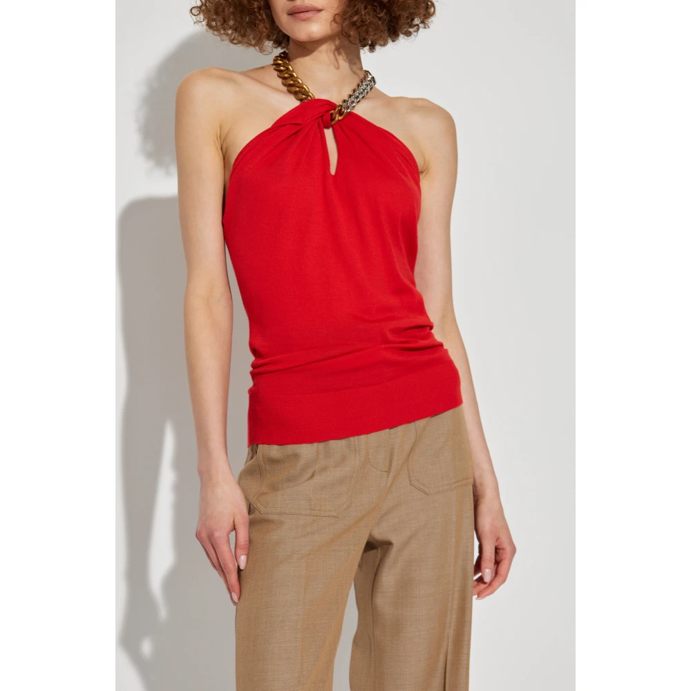 Stella Mccartney Top met ketting Red Dames