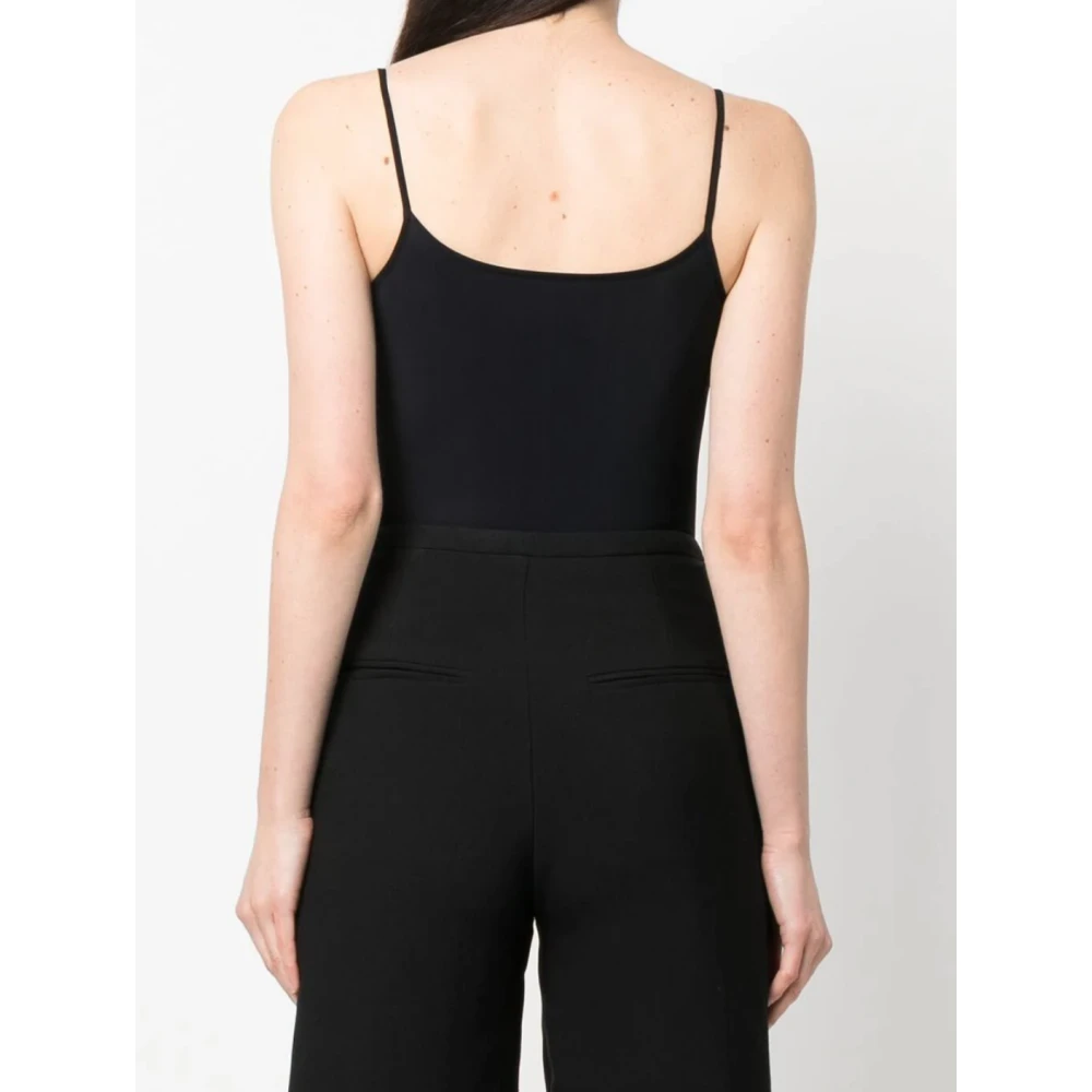 Jil Sander Zwarte Bodytop Black Dames