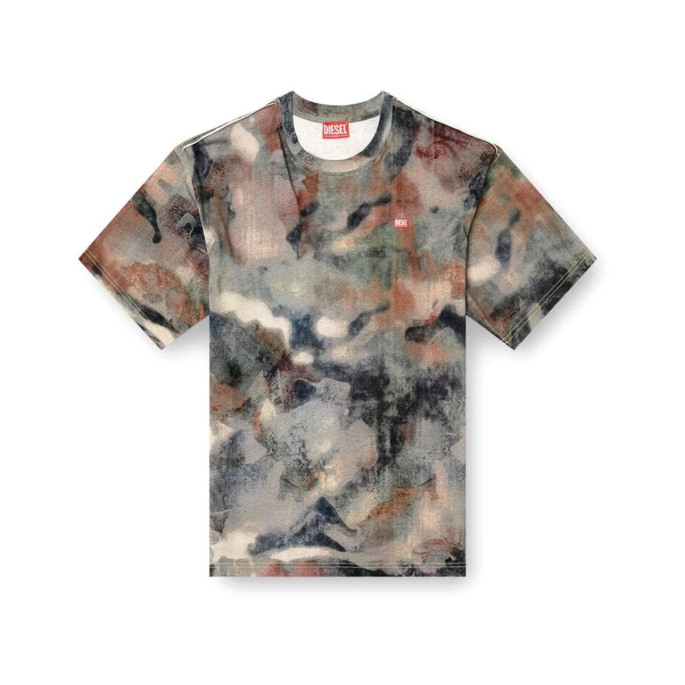 Diesel T-Boxt-V7 Camiseta De Algodón Grueso Tops Hombre Multicolor L T-Boxt-V7 Camiseta De Algodón Grueso