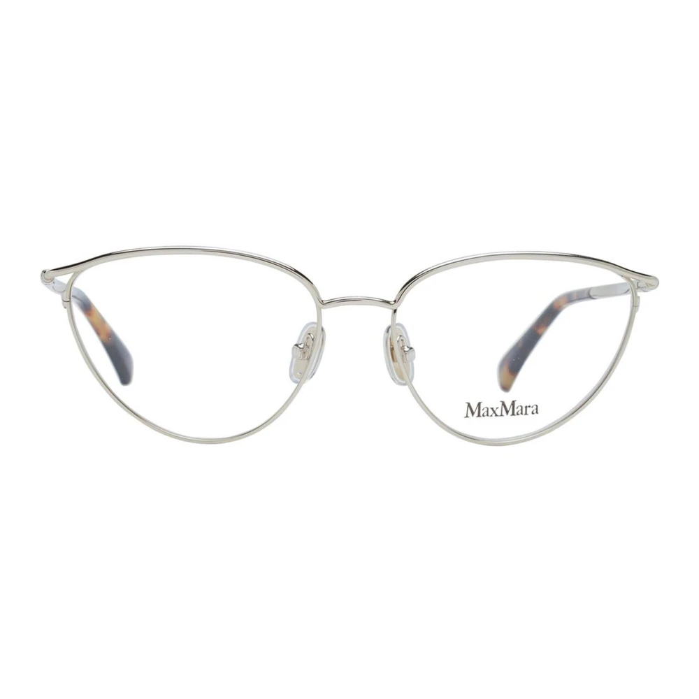 Max Mara Cat-Eye Gouden Optische Frames Yellow Dames