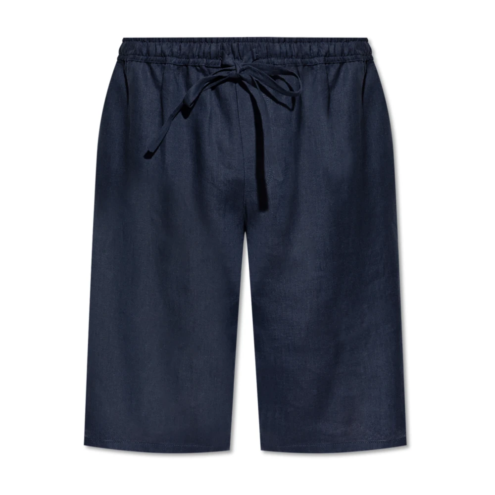 Dolce & Gabbana Herr Blå Shorts M, Linne, Linneshorts
