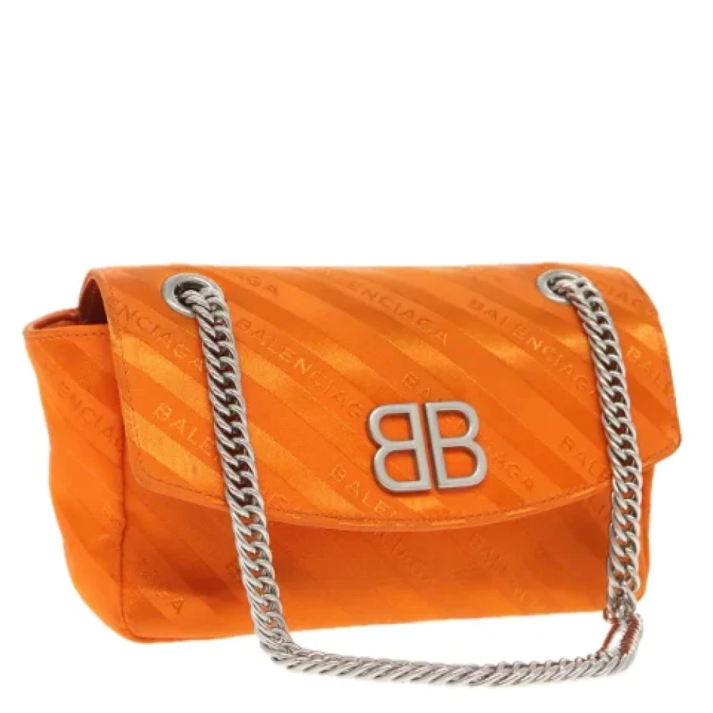 Balenciaga Vintage Pre-owned Leather shoulder-bags Orange Dames