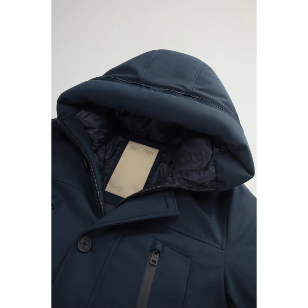 Woolrich Arctic Parka Melton Blue Heren