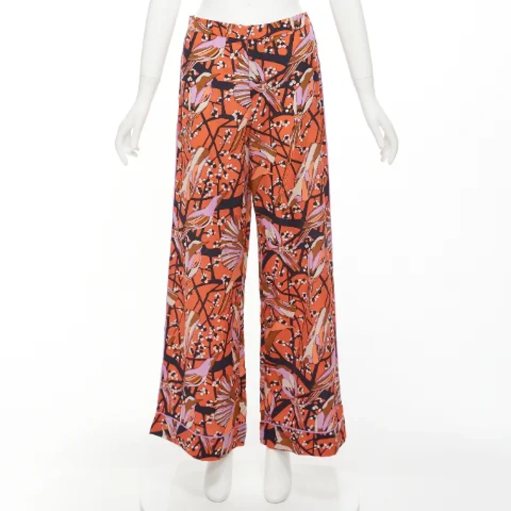 Marc Jacobs Pre-owned Silk bottoms Multicolor Dames