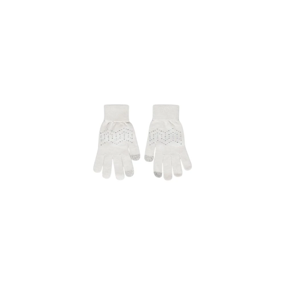 Pieces Beige Gerecyclede Polyester Handschoenen Beige Dames