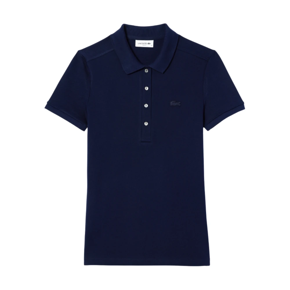 Lacoste Women's Blue Polo Shirts, 2XL, Polo Shirt