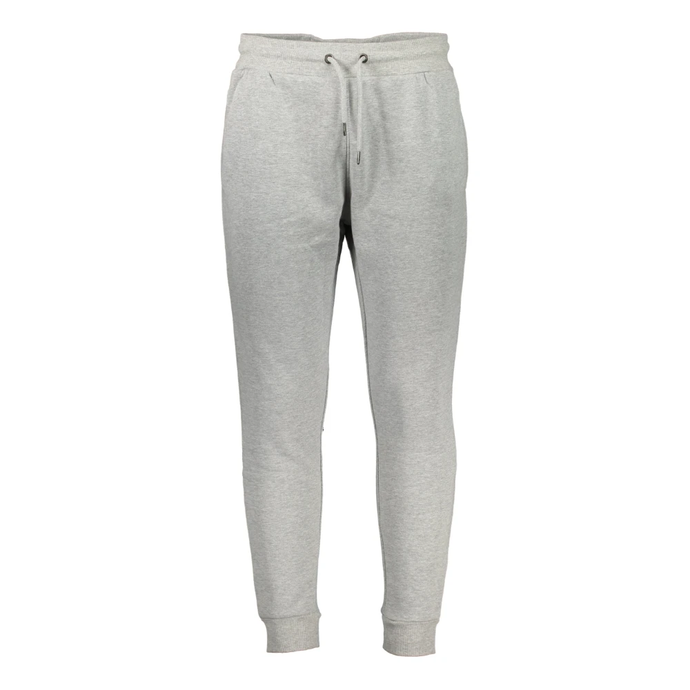 Cavalli Class Men's Gray Sporty Elastic Waistband Trousers