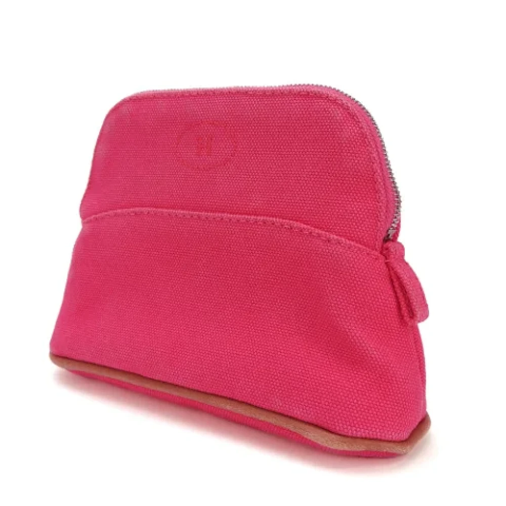 Hermès Vintage Pre-owned Cotton pouches Pink Dames