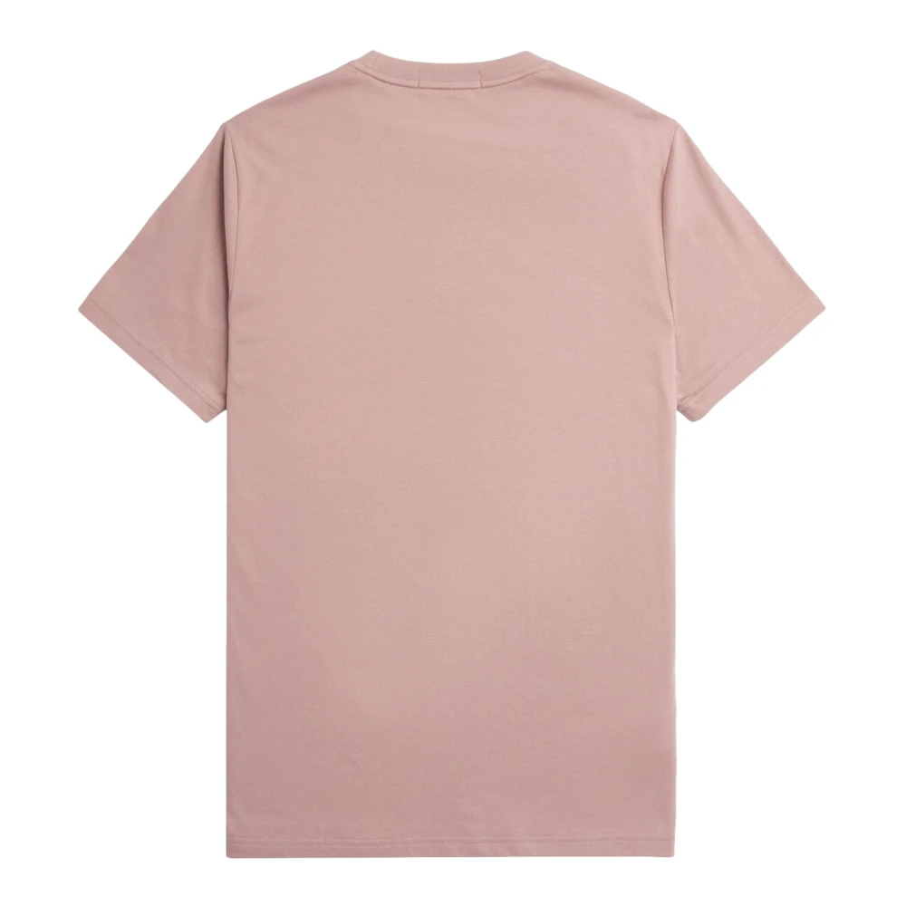 Fred Perry Geborduurd Roze T-shirt Pink Heren