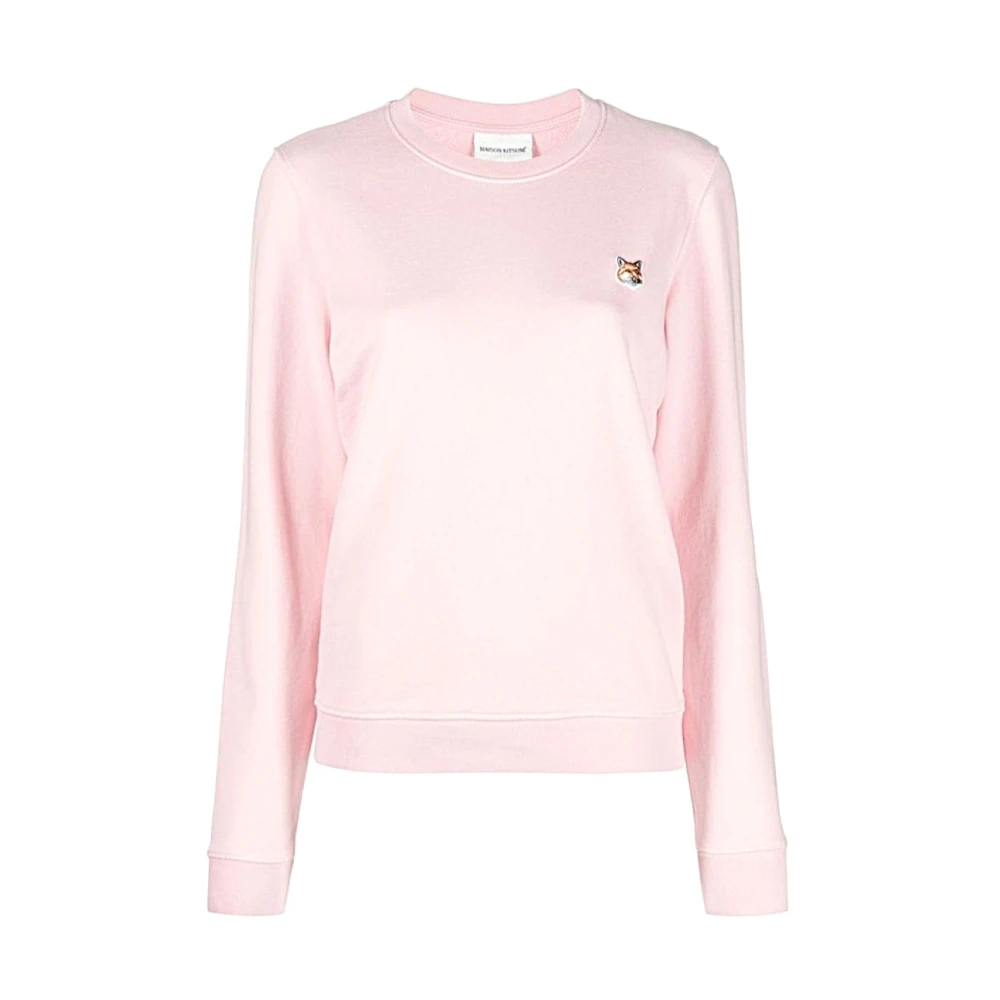 Maison Kitsuné Stijlvolle Sweatshirt voor Mannen Pink Dames