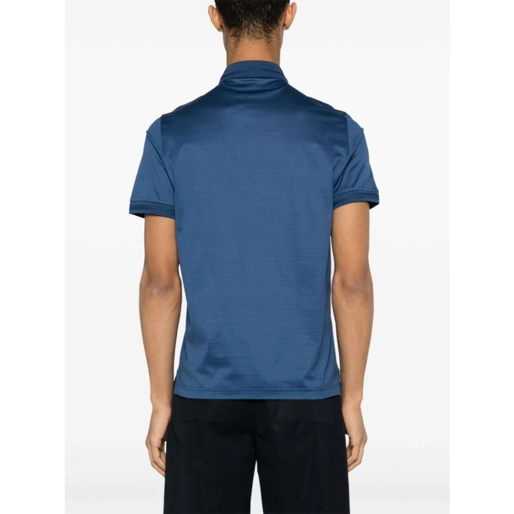 Corneliani T-Shirts Blue Heren