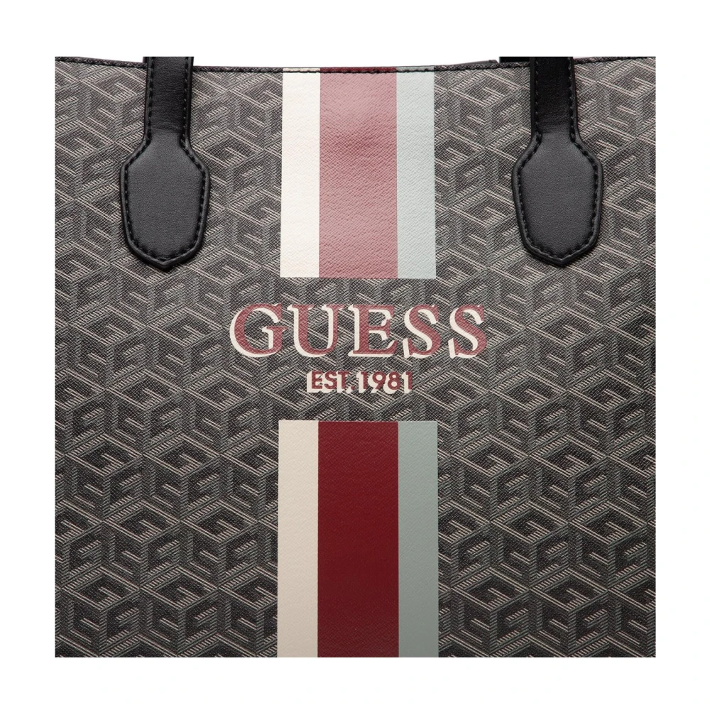 Guess Zwarte Wilder Travel Schoudertas Black Dames