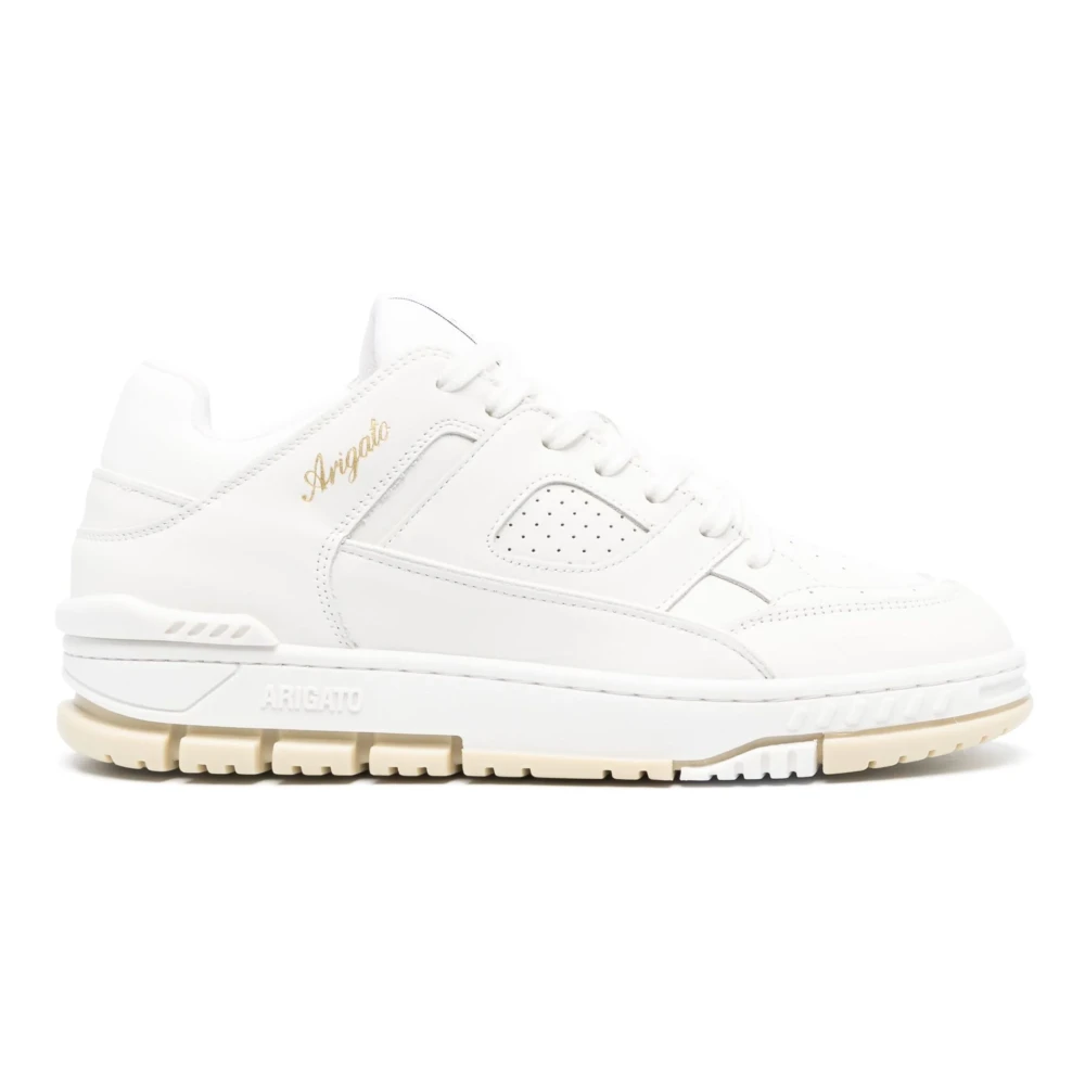 Axel Arigato Vita sneakers med metallisk guldlogga White, Herr