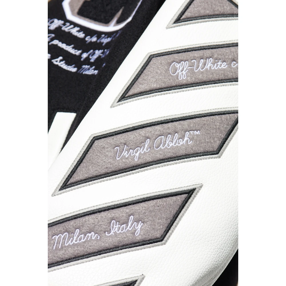 Off White Jas met logo Black Heren