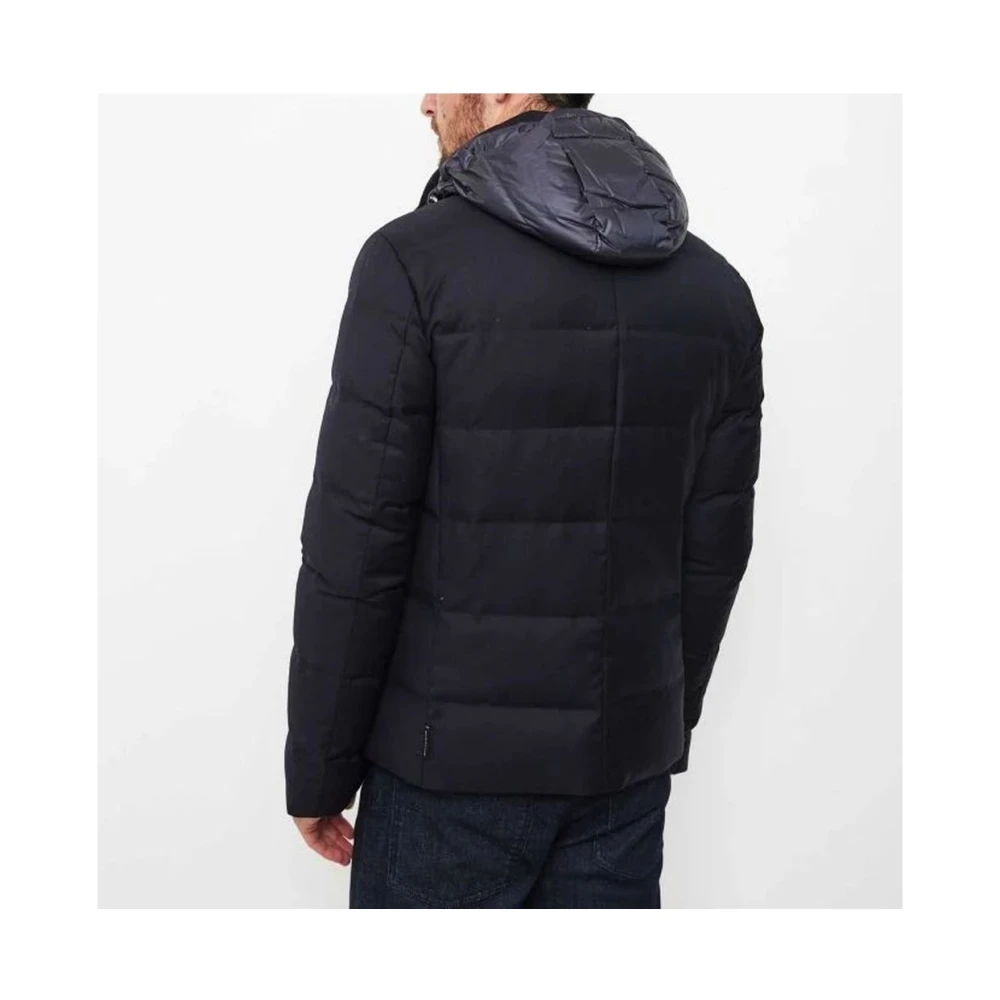 Montecore Marineblauwe Donsjas met Afneembare Capuchon Blue Heren