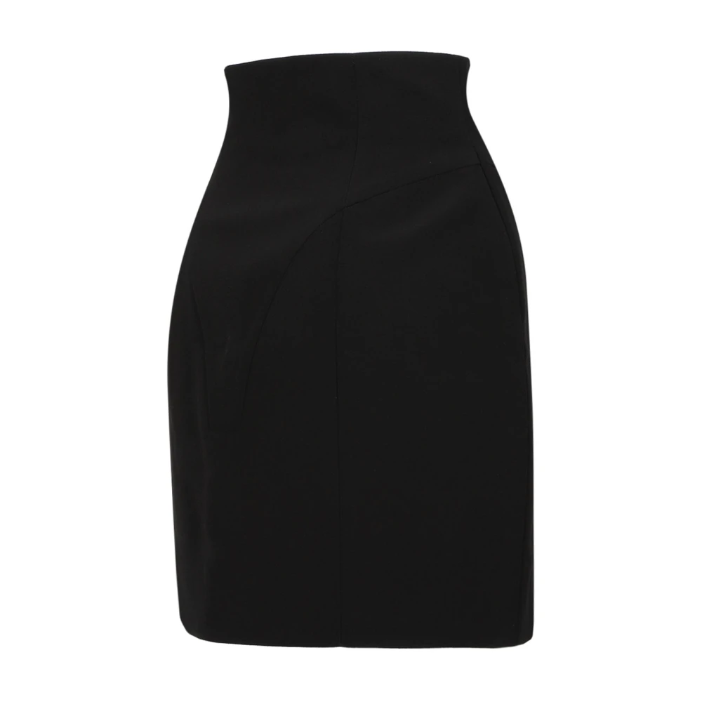 Balmain Zwarte Minirok Black Dames