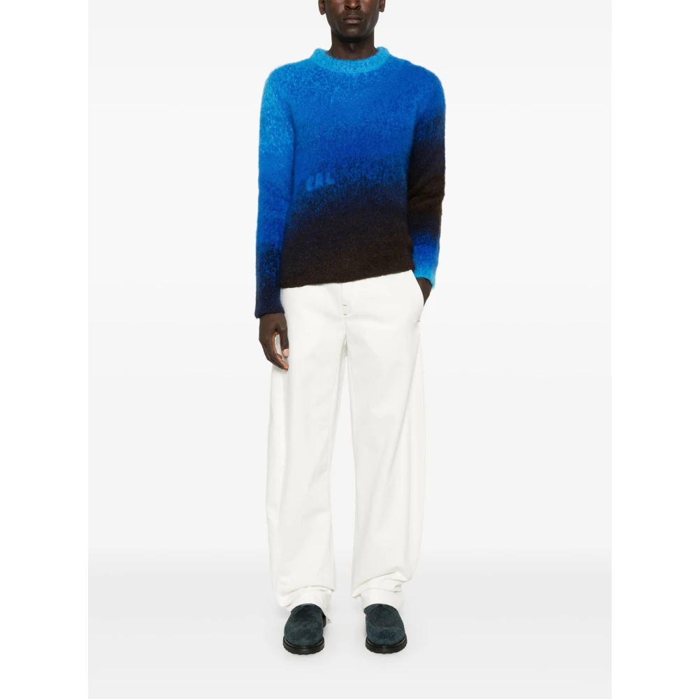 Jacquemus Witte Katoenen Tapered Jeans White Heren